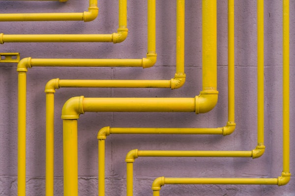 Gas line installation and leak detection